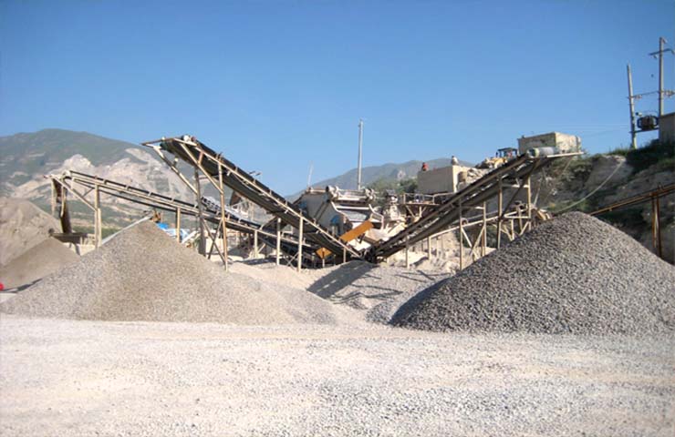 皮帶輸送機現(xiàn)場圖