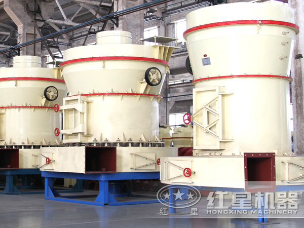 HGM高效超細磨粉機側(cè)面展示圖
